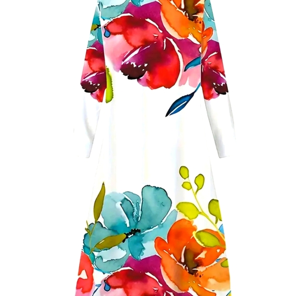 Floral Print Tunic/dress - Picture 2 of 3